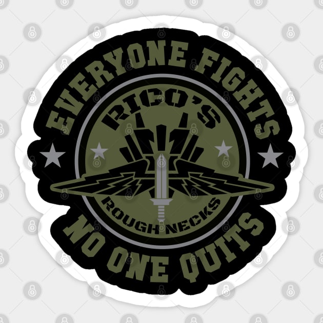 Mobile Infantry Ricos Roughnecks Sticker by Meta Cortex